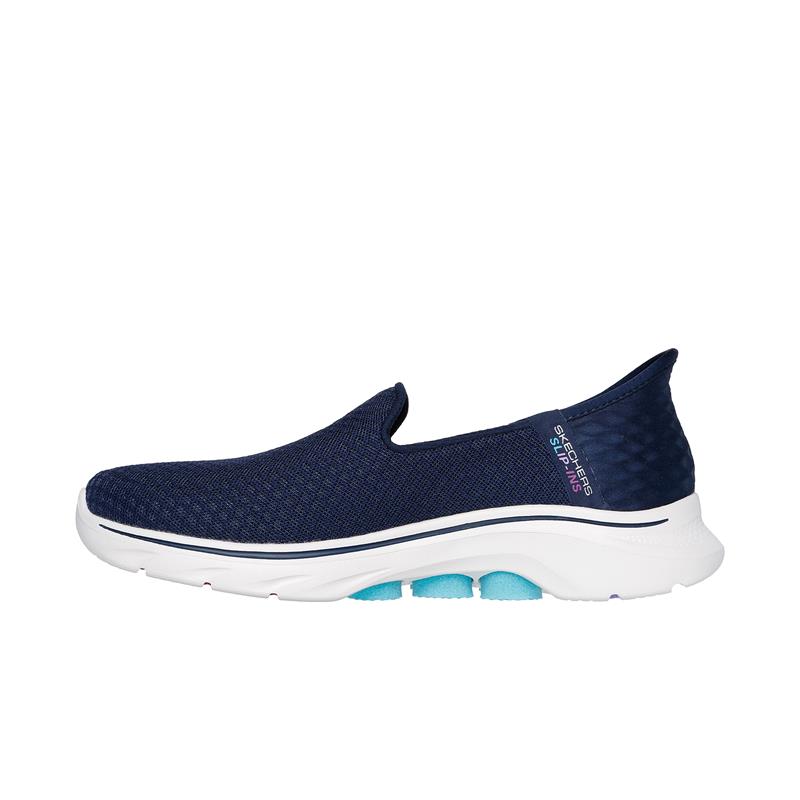 Skechers Women's Go Walk 7 Slip-On Walking Shoes - Comfortable & Lightweight for Walking, Travel & Everyday Wear - Style 125228/NVAQ