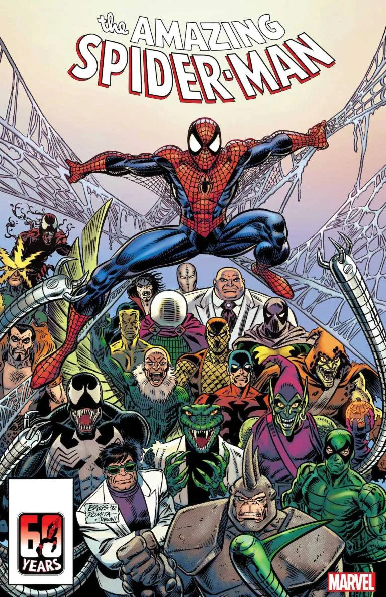 Amazing Spider-Man #1 1:100 Mark Bagley Romita Sr Hidden Gems Variant - Marvel Comics Collector's Edition (04/27/2022) - Perfect for Comic Book Collectors & Marvel Fans Display