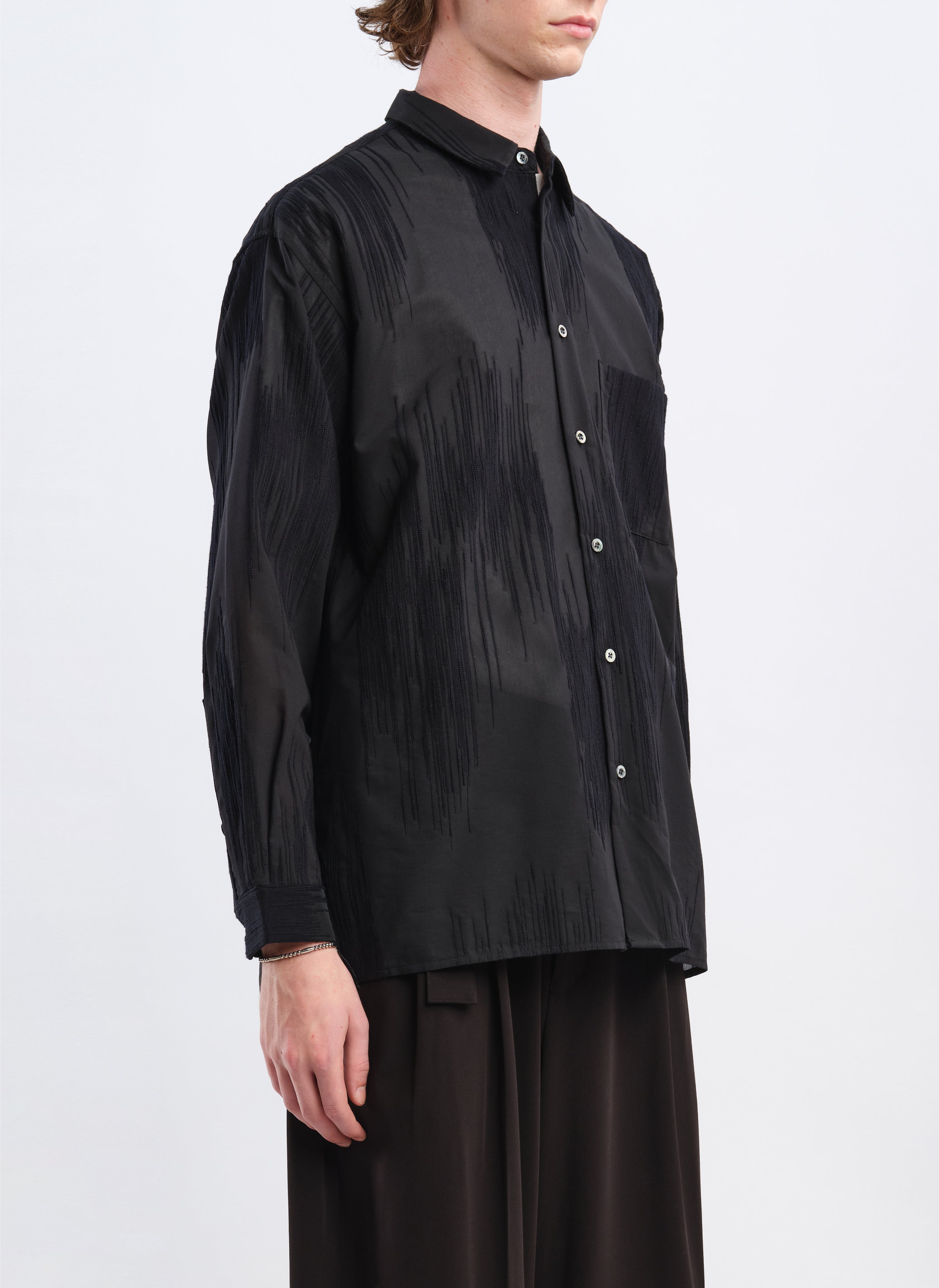 Stylish Cotton Embroidery Shirt Jacket for Men & Women | Lightweight Spring/Fall Outerwear | Perfect for Casual Outings & Outdoor Activities