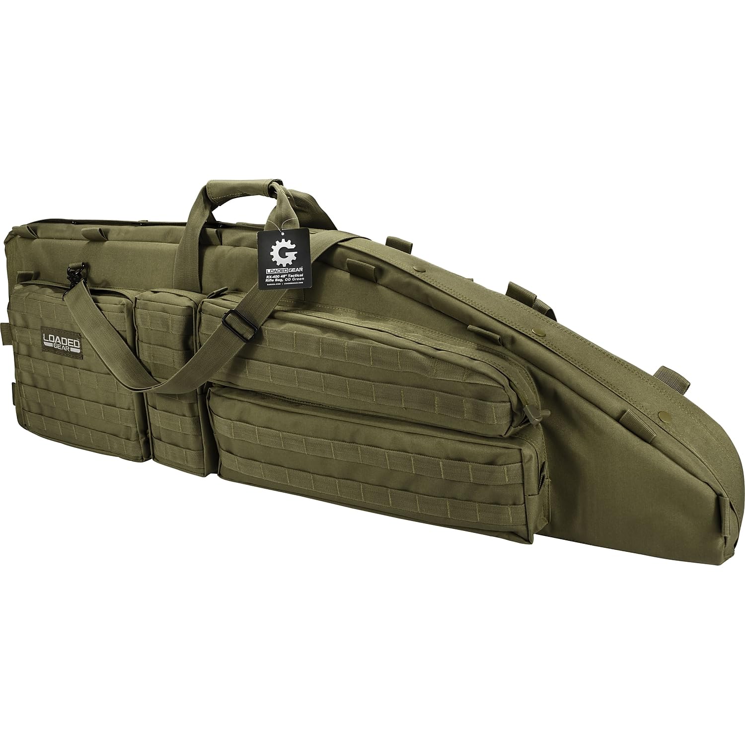 Barska Loaded Gear RX-600 Tactical Rifle Bag - Durable Gun Case for Hunting & Shooting Range - Perfect for Firearm Storage, Transportation & Outdoor Adventures
