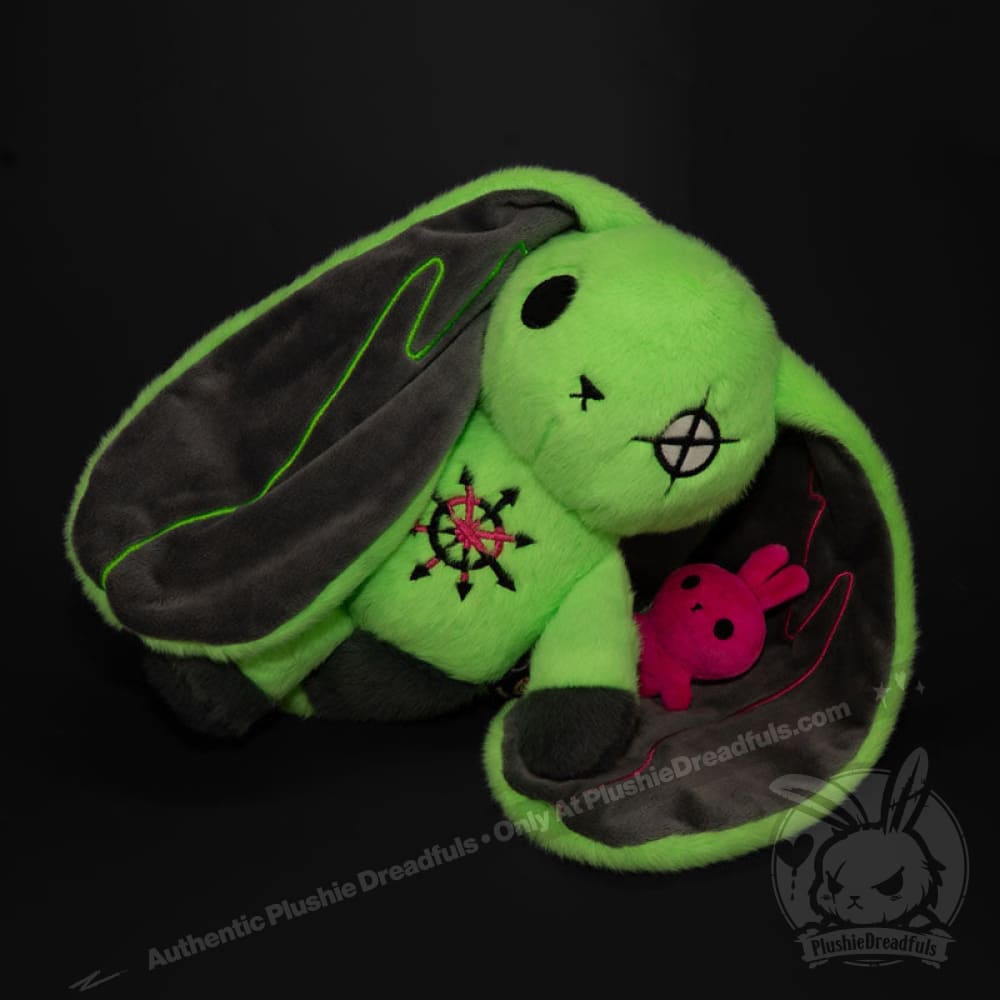 Plushie Dreadfuls ADHD Rabbit Extra Chaos Edition - Soft Stuffed Animal Toy for Kids & Adults | Perfect for Anxiety Relief, ADHD Support & Emotional Comfort