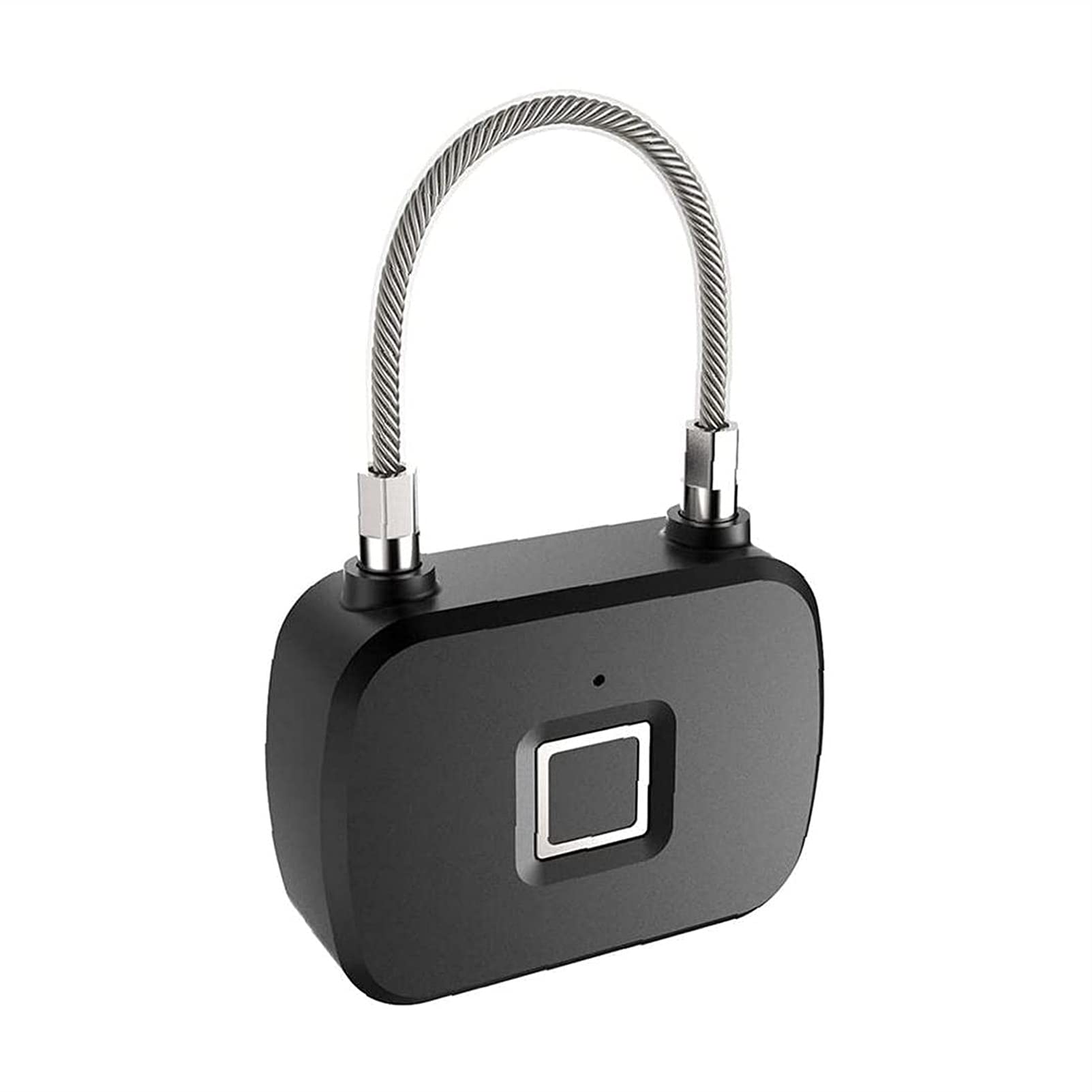 Zinhsq Fingerprint Padlock - Smart Biometric Keyless Lock with Thumbprint Access, Portable Anti-Theft Lock for Backpacks, Suitcases, Luggage, Bikes, Office Doors, School Cabinets & Gym Lockers | Ideal for Travel, Home Security & Personal Storage Protection