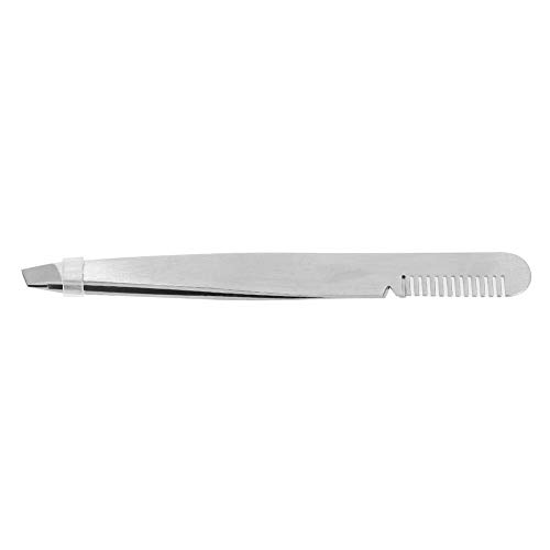 Stainless Steel Eyebrow Clips for Hair Removal - Professional Facial Tweezers & Makeup Beauty Tools for Eyebrow Shaping & Grooming (Perfect for Salon, Home Use & Travel)