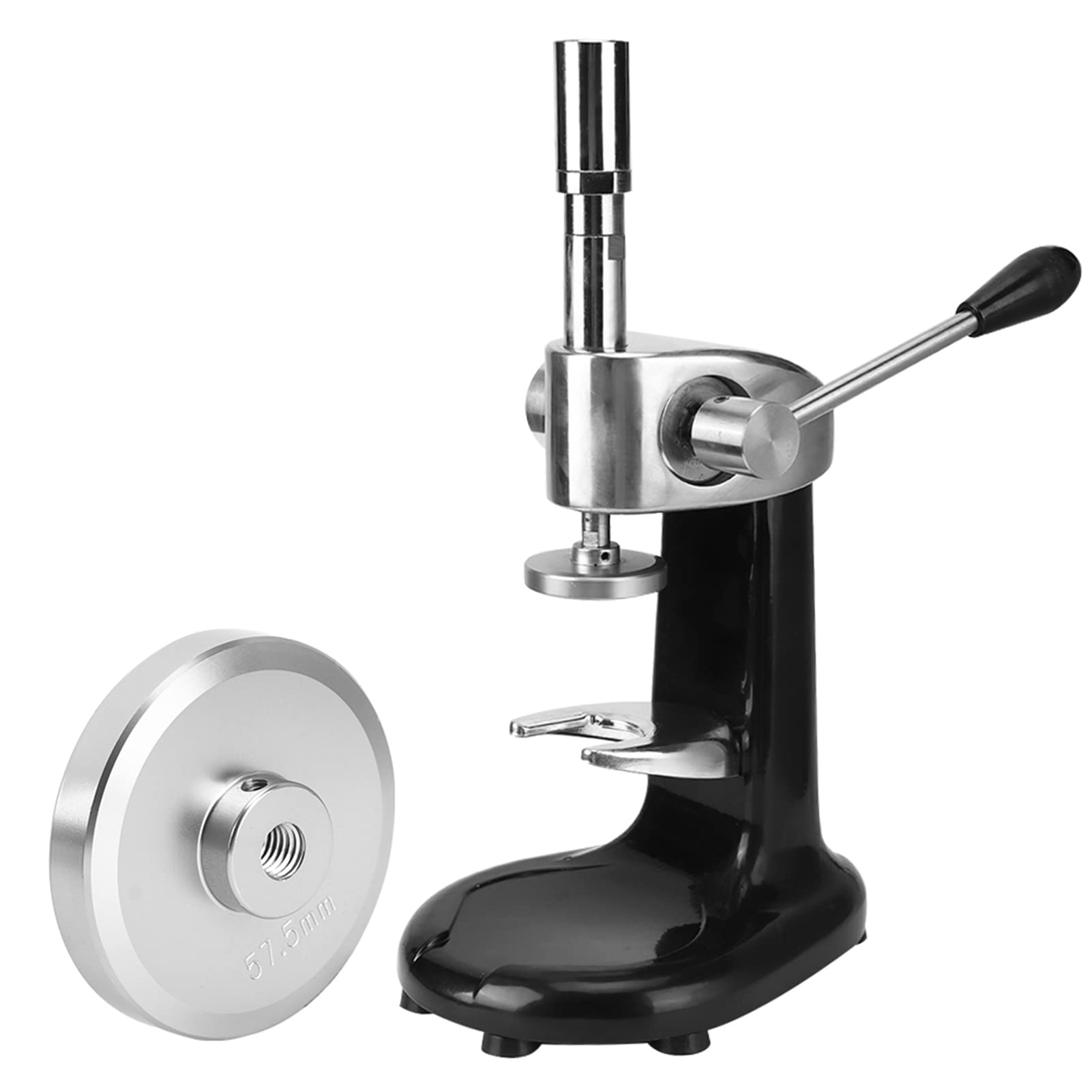 Professional Stainless Steel Coffee Tamper & Distributor - Manual Espresso Press Tool for Baristas, Coffee Shops & Home Use | Perfect for Leveling & Tamping Grounds for Rich Espresso Extraction