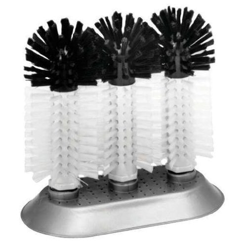 Premium Glass Cleaning Brush Set - 3 Pack for Sparkling Windows, Mirrors & Shower Doors - Perfect for Home, Office & Car Use