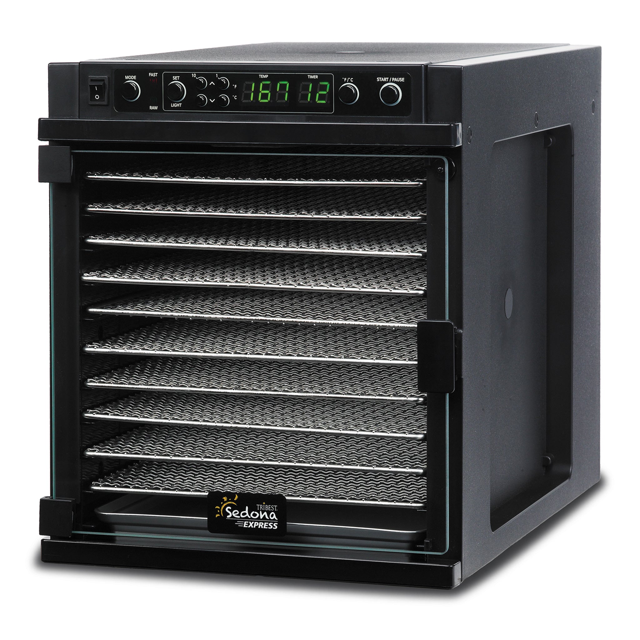 Sedona® Express Refrigerated Food Dehydrator with Stainless Steel Trays - Healthy Snacks, Jerky & Fruit Drying for Home Kitchen & Camping