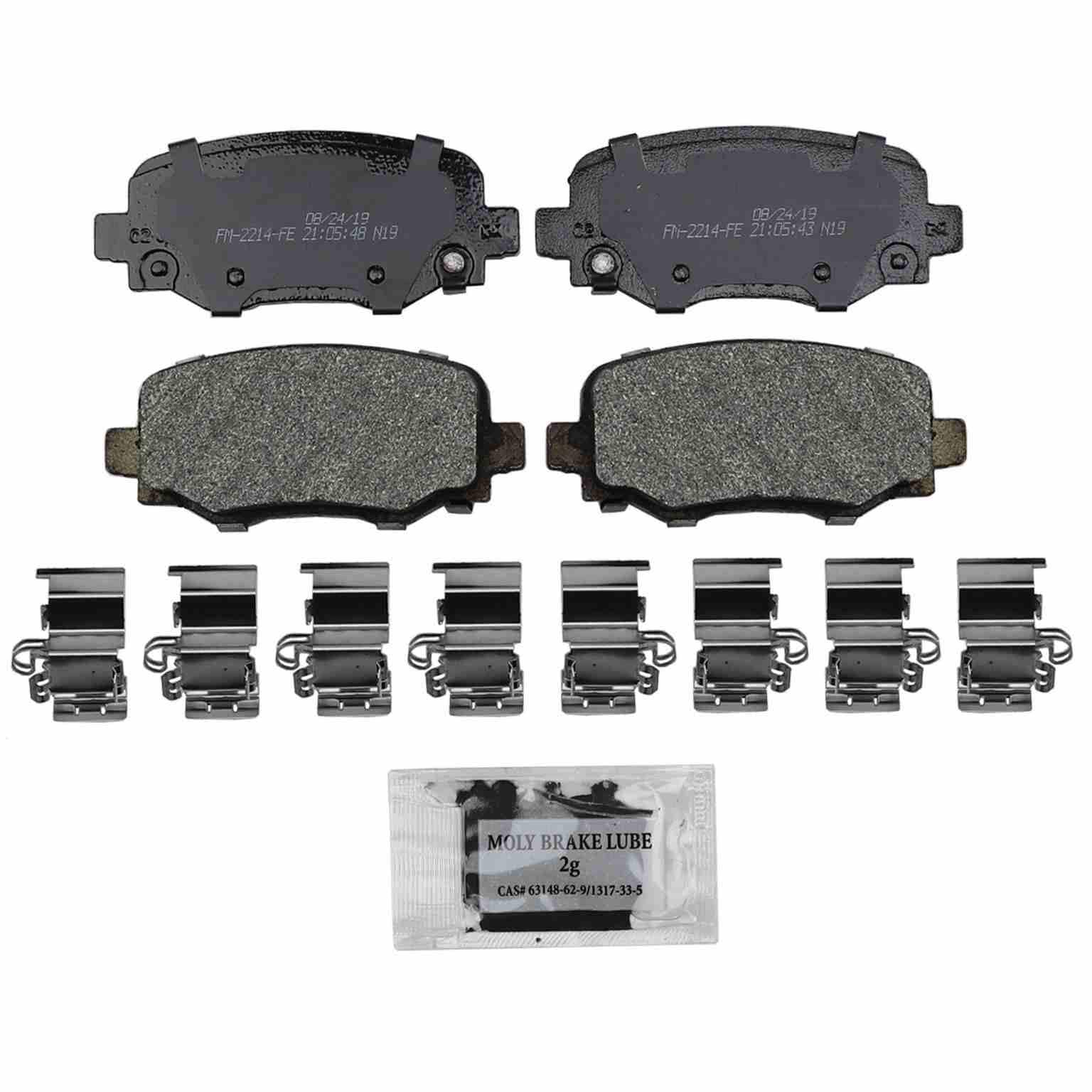 High-Performance Replacement Disc Brake Pad Set - Severe Duty Rear Brake Pads for Jeep Wrangler, Grand Cherokee & More | Durable & Reliable for Off-Roading, Towing & Heavy-Duty Driving