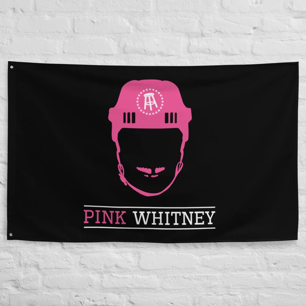 Barstool Sports Pink Whitney Flag - Officially Licensed Barstool Merchandise - Perfect for Game Day, Tailgating & Man Cave Decor - 3x5 Feet Polyester Banner