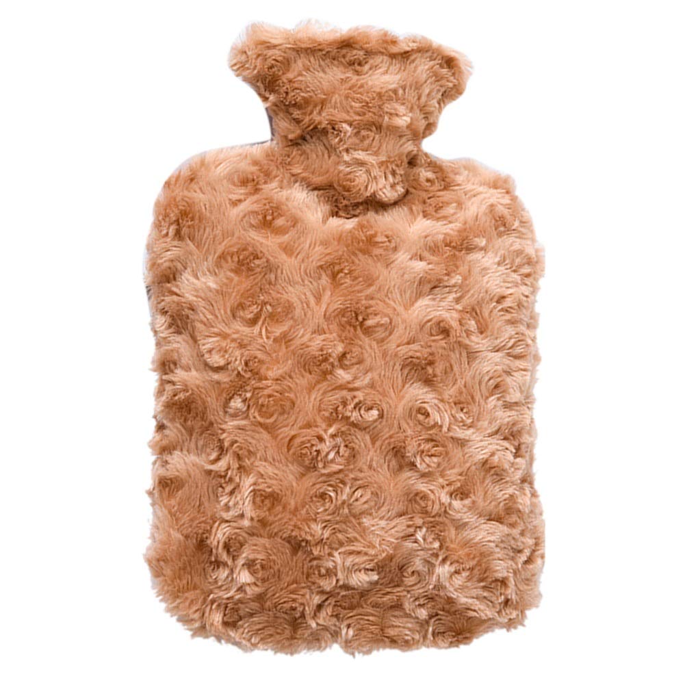 1500ml Durable Hot Water Bottle with Removable Cover - Soft Plush Leakproof Hot Water Bag for Heat Therapy, Pain Relief & Warmth - Perfect for Winter, Menstrual Cramps, Back Pain & Cold Nights (Multiple Colors Available)