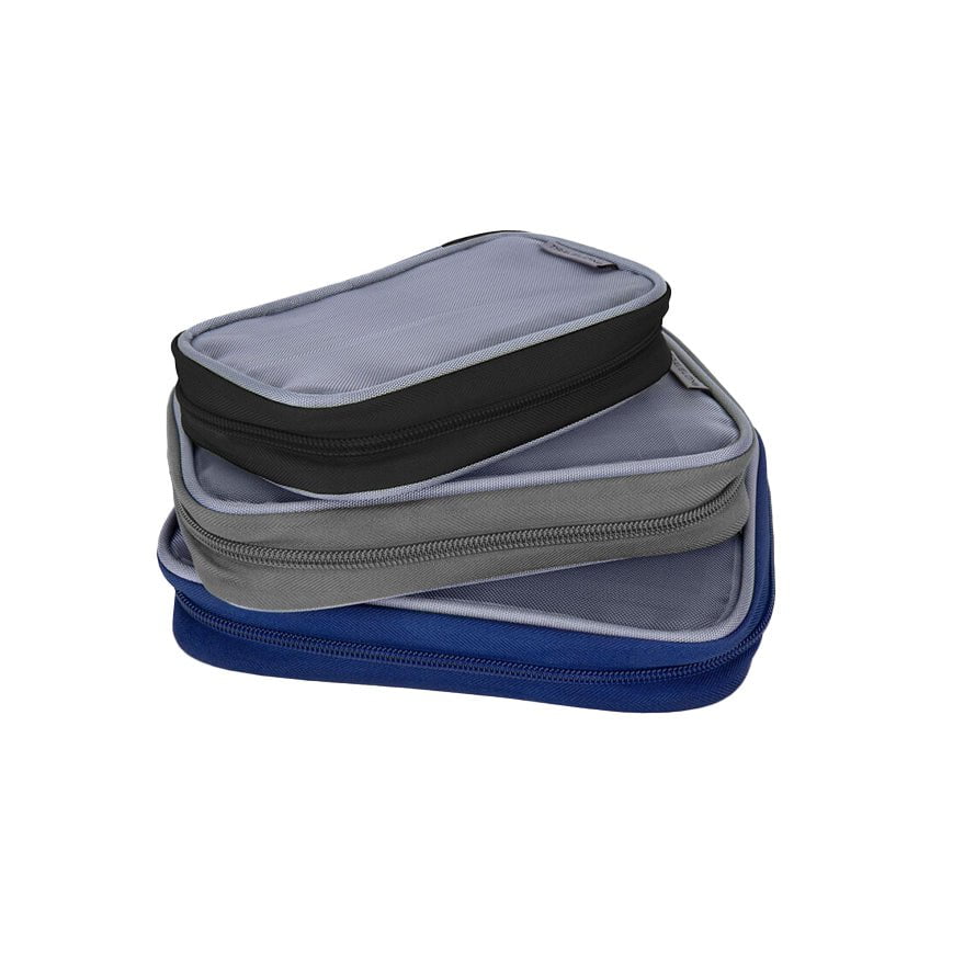 Travelon Set of 3 Lightweight Packing Cubes for Suitcases | Organize Clothes for Travel | Perfect for Vacations, Business Trips & Weekend Getaways