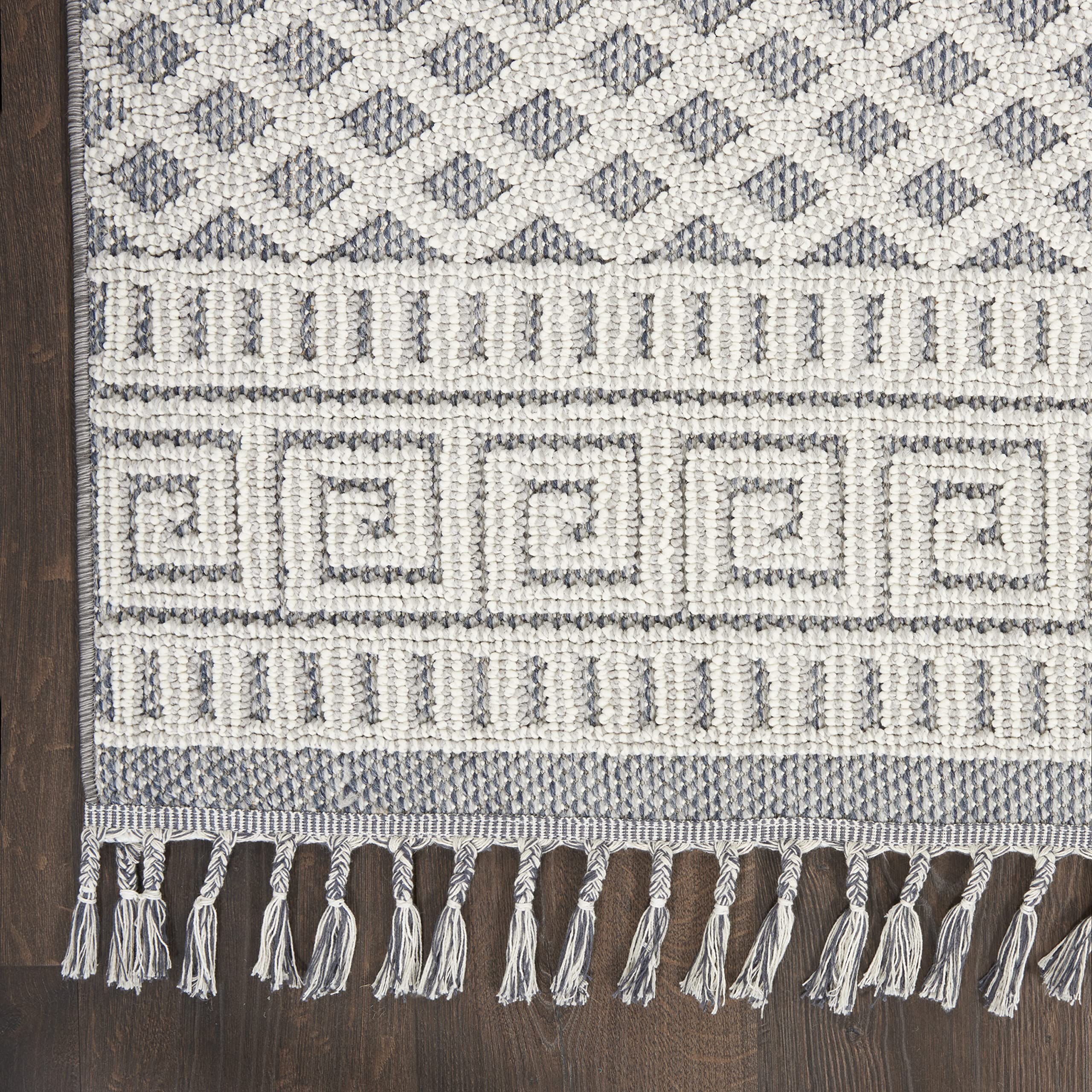 Nourison Elwood Ivory/Slate 2'2