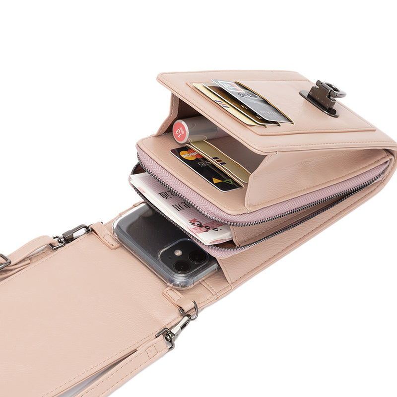 Stylish Women's Solid Color Crossbody Shoulder Bag with Rivet Design - Perfect for Phone, Wallet & Essentials - Ideal for Work, Travel & Daily Use