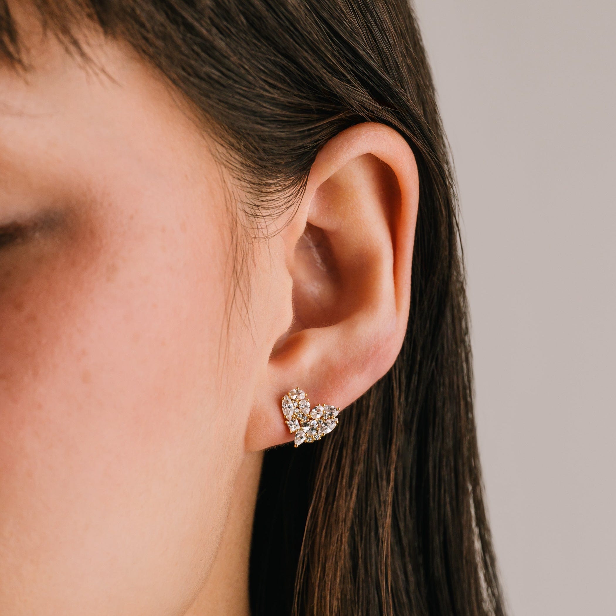 Mini Heart Stud Earrings for Women - Dainty Gold/Silver Tiny Heart Earrings for Everyday Wear - Perfect for Valentine's Day, Anniversary & Gift Giving