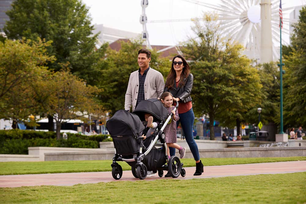 Baby Jogger City Select Single Stroller - Lightweight Aluminum Frame in Silver Carbon | Perfect for Urban Walking, Jogging & Everyday Use with Baby
