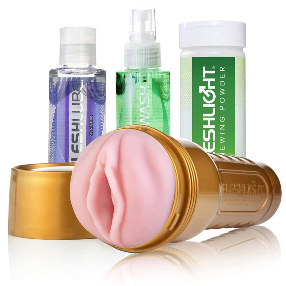 Fleshlight Stamina Training Unit - Male Enhancement & Adult Toy Value Pack for Stamina Building & Pleasure - Perfect for Solo Play & Couples Use