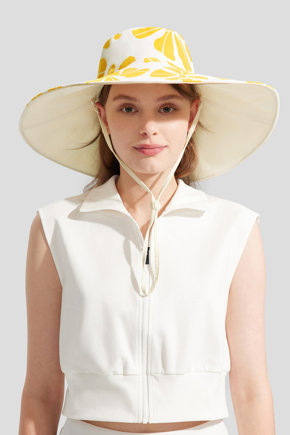 Flora Women's Reversible Sun Hat with Floral Design UPF50+ UV Protection - Perfect for Beach, Gardening & Outdoor Activities
