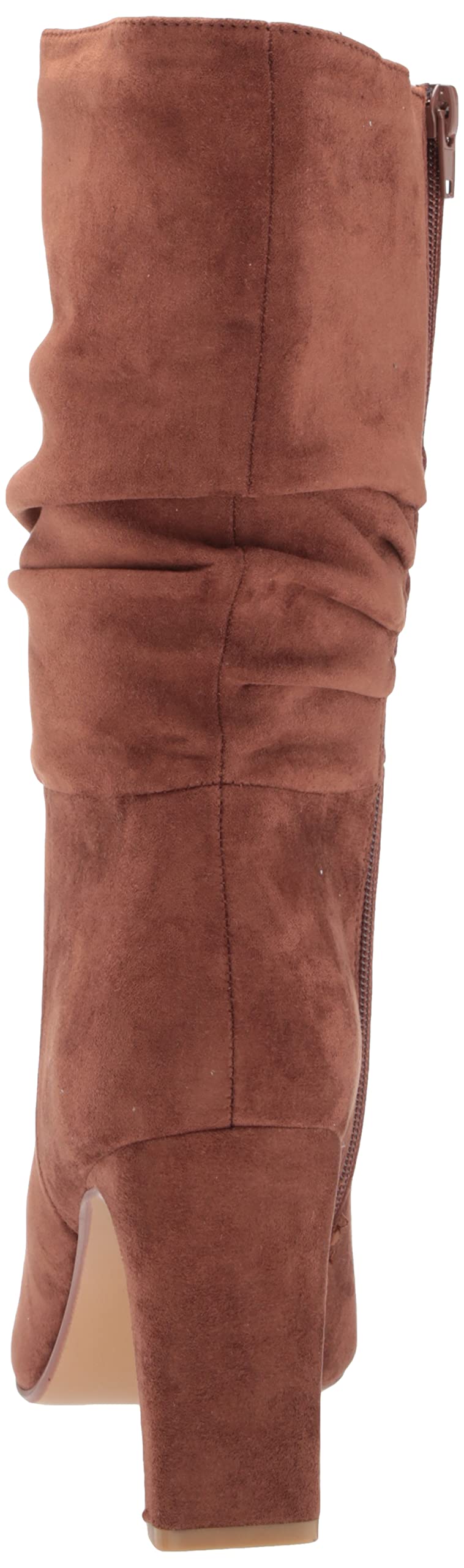 Chinese Laundry Women's Ezra Suedette Fashion Boots - Stylish Ankle Booties for Fall & Winter, Comfortable Heels for Work, Date Night & Casual Outfits