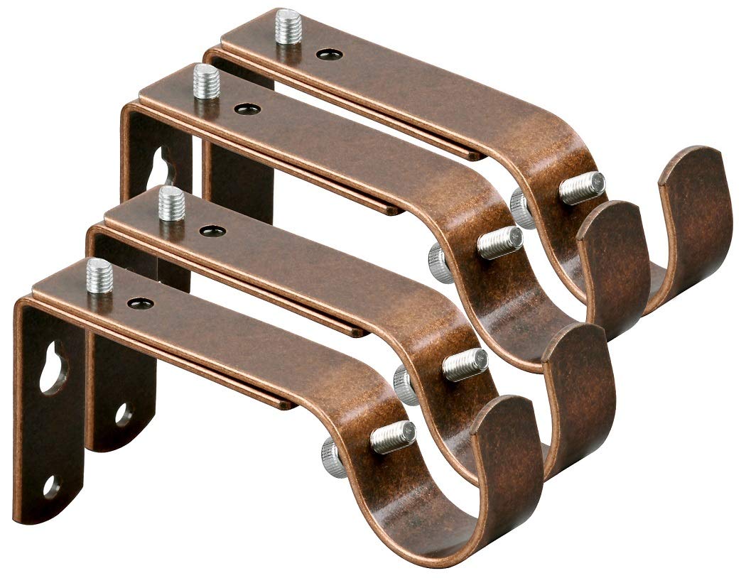 Adjustable Curtain Rod Bracket Holder for 7/8