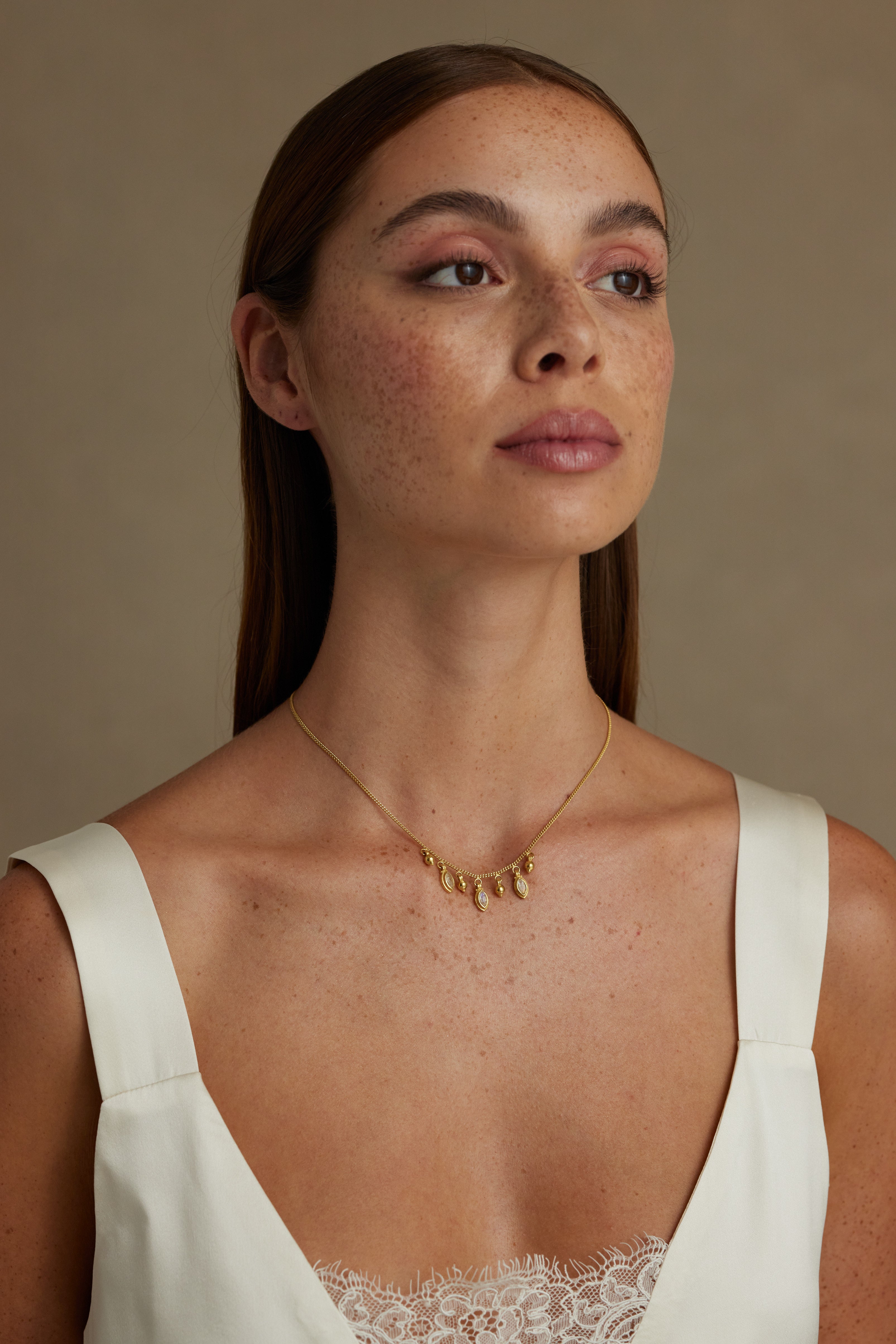 Aura Gold Necklace for Women - 14K Solid Gold Pendant with Elegant Design - Perfect for Everyday Wear, Gifts & Special Occasions