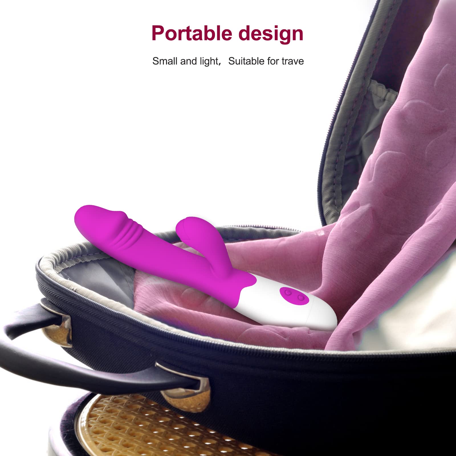 G Spot Vibrator - 12 Modes Rechargeable Dildo for Women & Couples - Intimate Pleasure