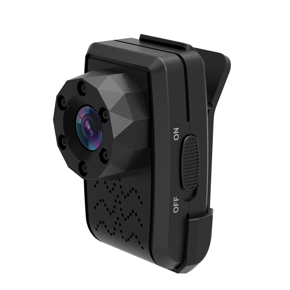 Guriayus HD Night Vision Back Clip Surveillance Camera - Smart Audio Video Security Camera for Home, Easy to Install & Use | Monitor Kids, Pets & Property