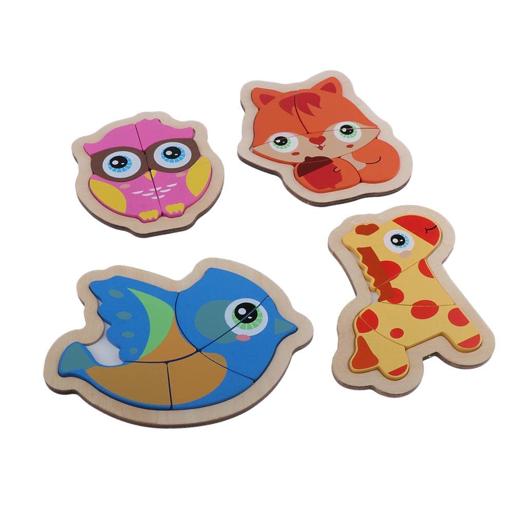 Enakshi Wooden Jigsaw Puzzle for Kids - Educational Animal Puzzle Toys for Toddlers & Preschoolers | Learning & Pretend Play | Handcrafted Wooden Toys for Early Childhood Development - Perfect for Birthday Gifts & Classroom Activities