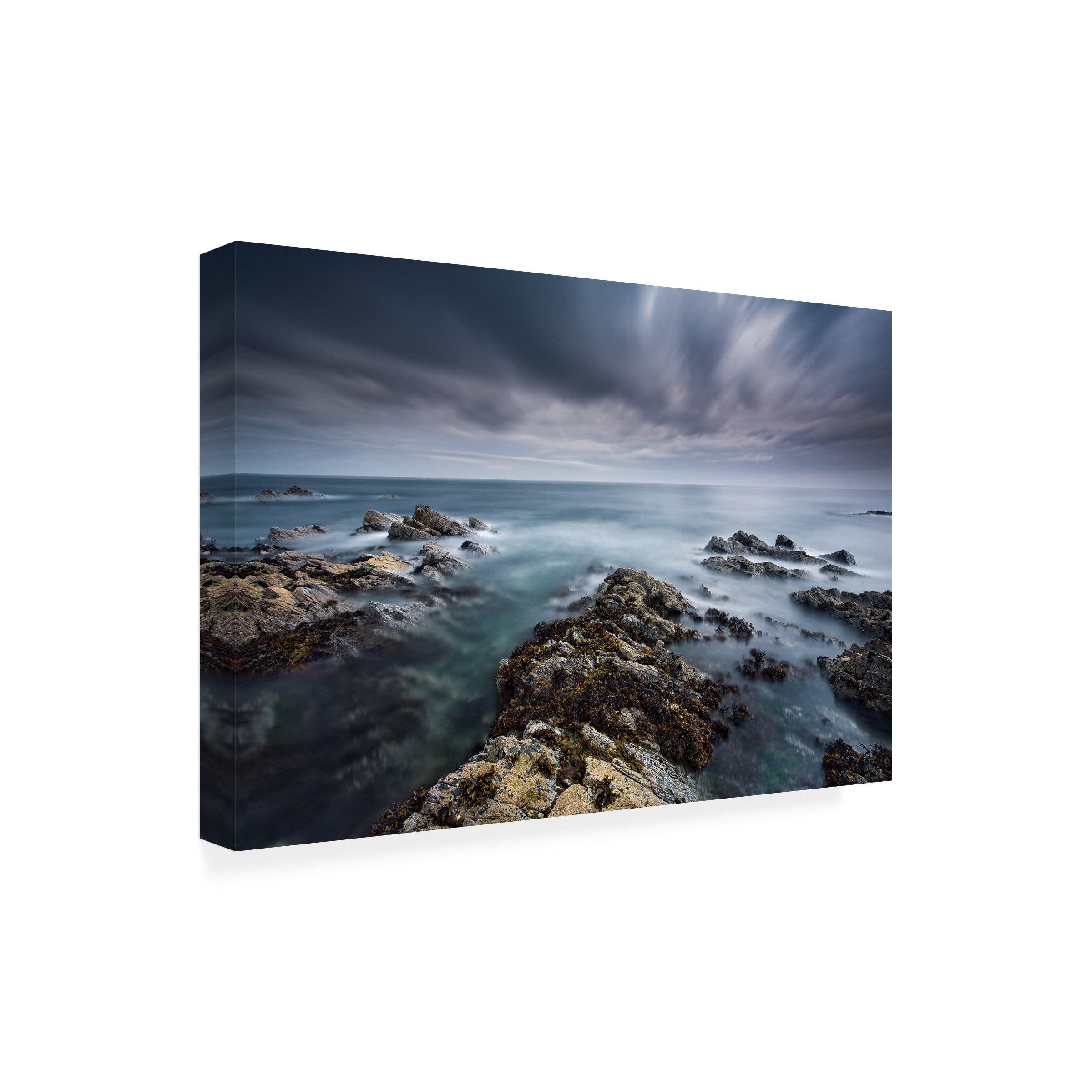 Gary McParland 'Seascape' Canvas Wall Art Print - Coastal Beach Ocean Decor for Living Room, Bedroom & Office