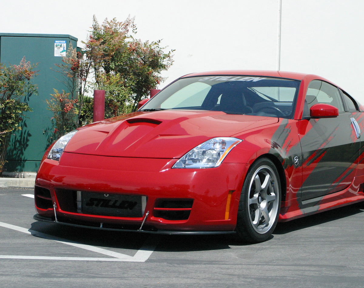 2003-2006 Nissan 350Z Z33 Fiberglass Power Hood - Series 2 OEM Replacement (Part #1035008) - Perfect for Performance Upgrades & Car Shows