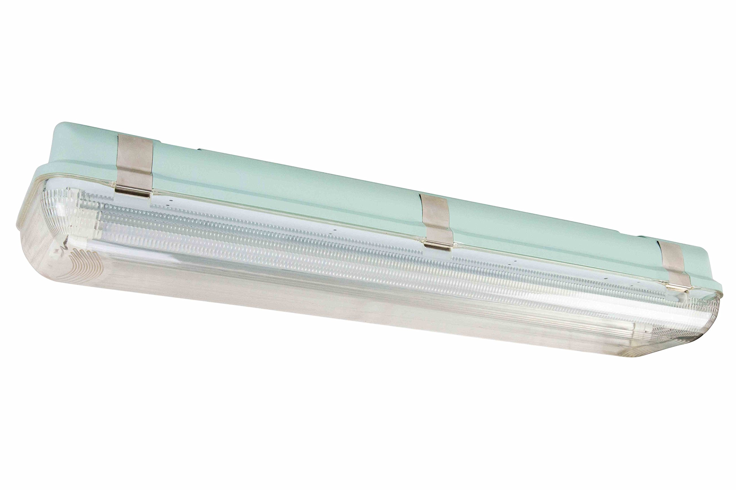 Larson Electronics GVP-24-2L-LED Vapor Proof 4500K LED 2 Foot Light Fixture - 120/277VAC Waterproof Lighting for Outdoor, Garage, Warehouse & Industrial Use
