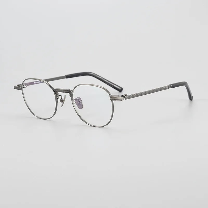 Stylish Black Acetate Full Rim Polygon Eyeglasses for Women - S955 | Perfect for Work, Reading & Fashion Accessories