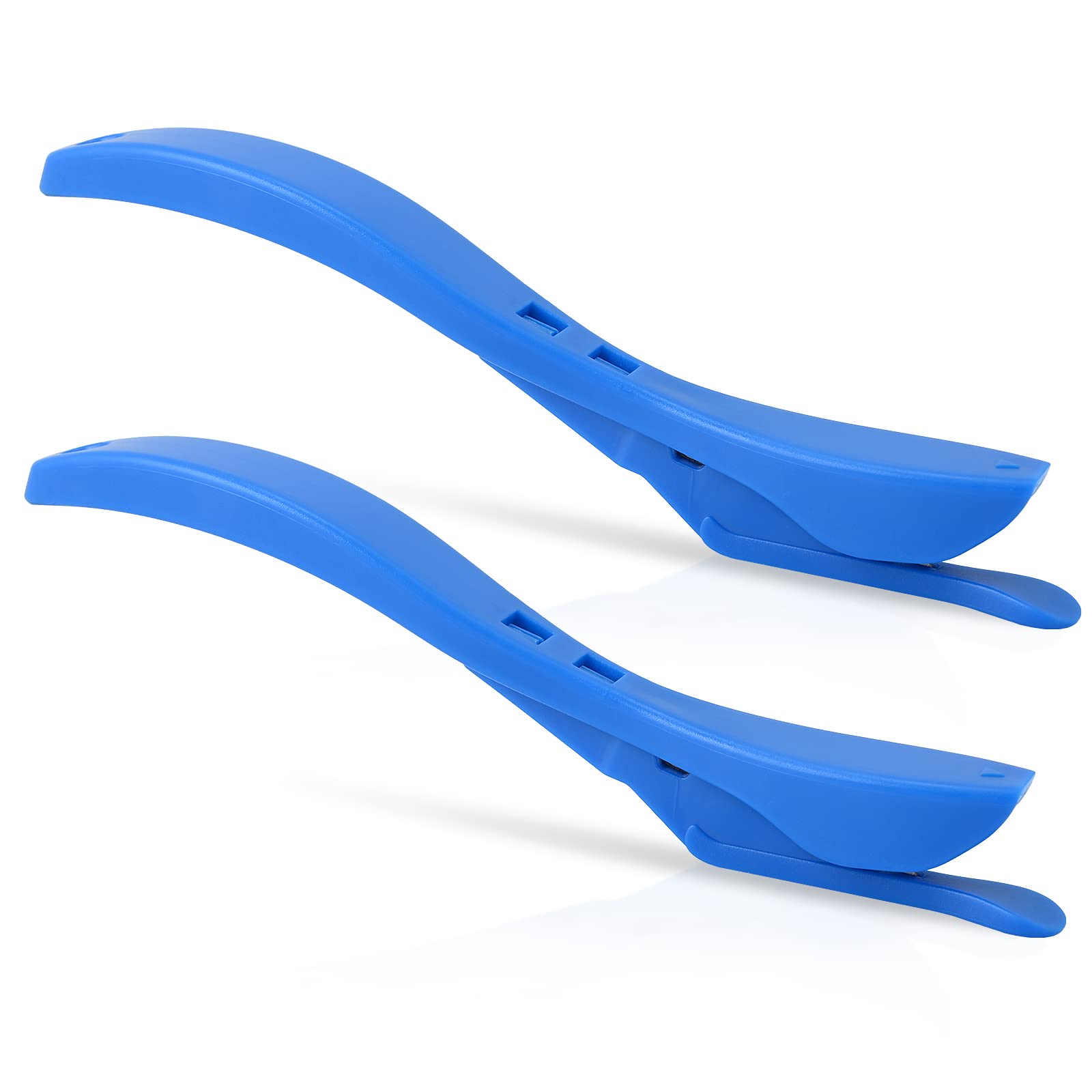 EHDIS 2-Pack Christmas Wrapping Paper Cutter - Sliding Roll Cutter Tool for Gift Wrapping, Adhesive Vinyl, Craft Paper - Blue | Perfect for Holiday Gifts, DIY Projects & Home Decor