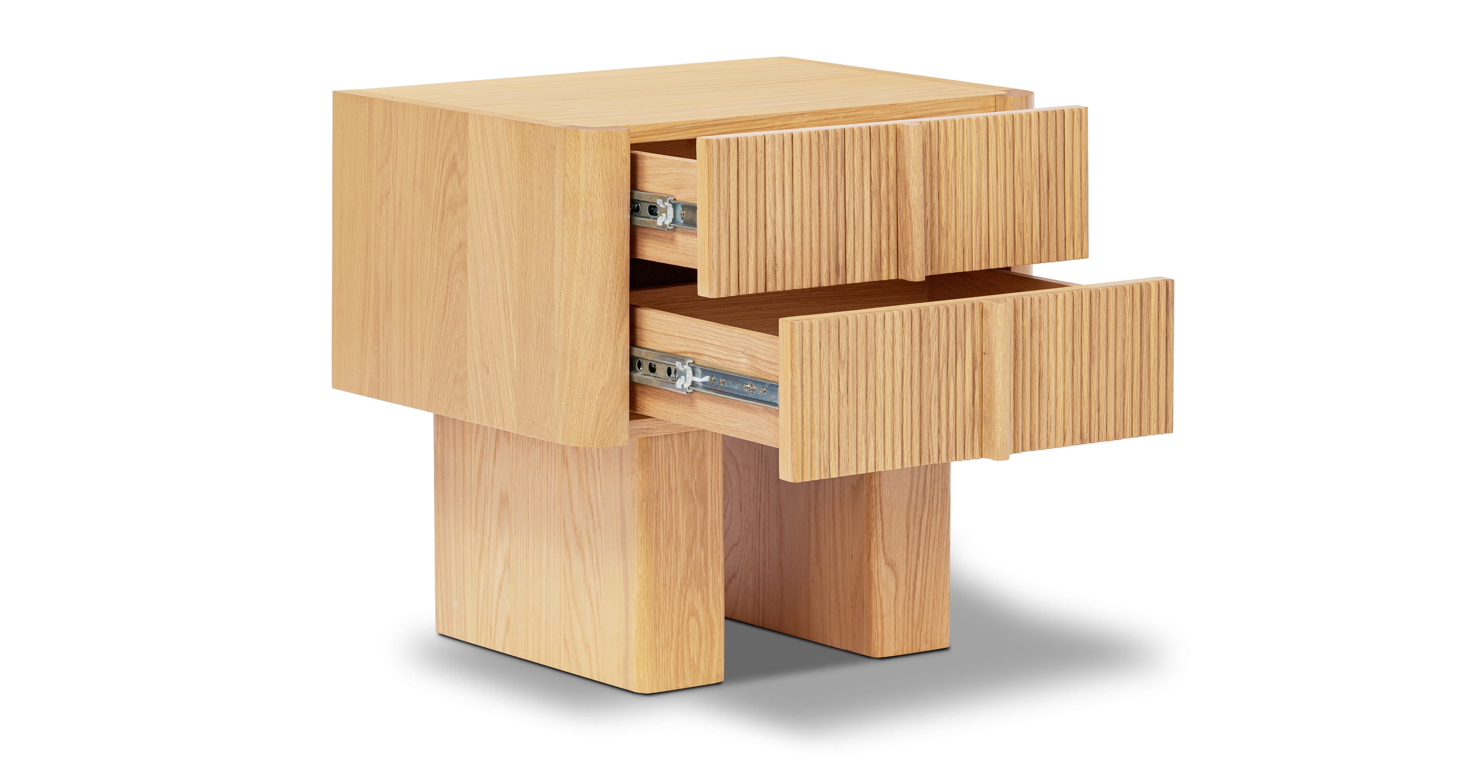 Modern Toledo Nightstand with Drawer - Wooden Bedside Table for Bedroom, Living Room & Office - Stylish Storage Cabinet for Home Decor & Organization