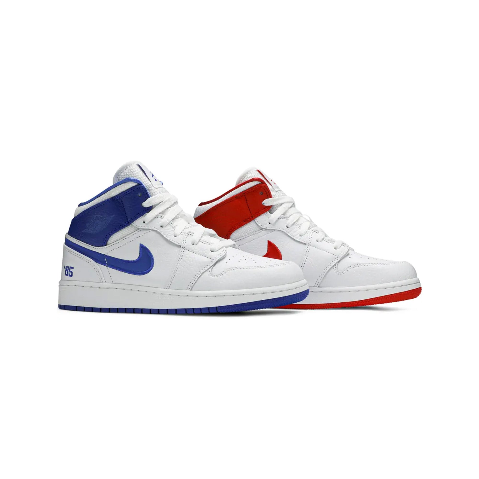 Air Jordan 1 Mid '85 GS Basketball Shoes for Women & Girls - Retro Style Sneakers for Casual Wear, Sports & Street Fashion
