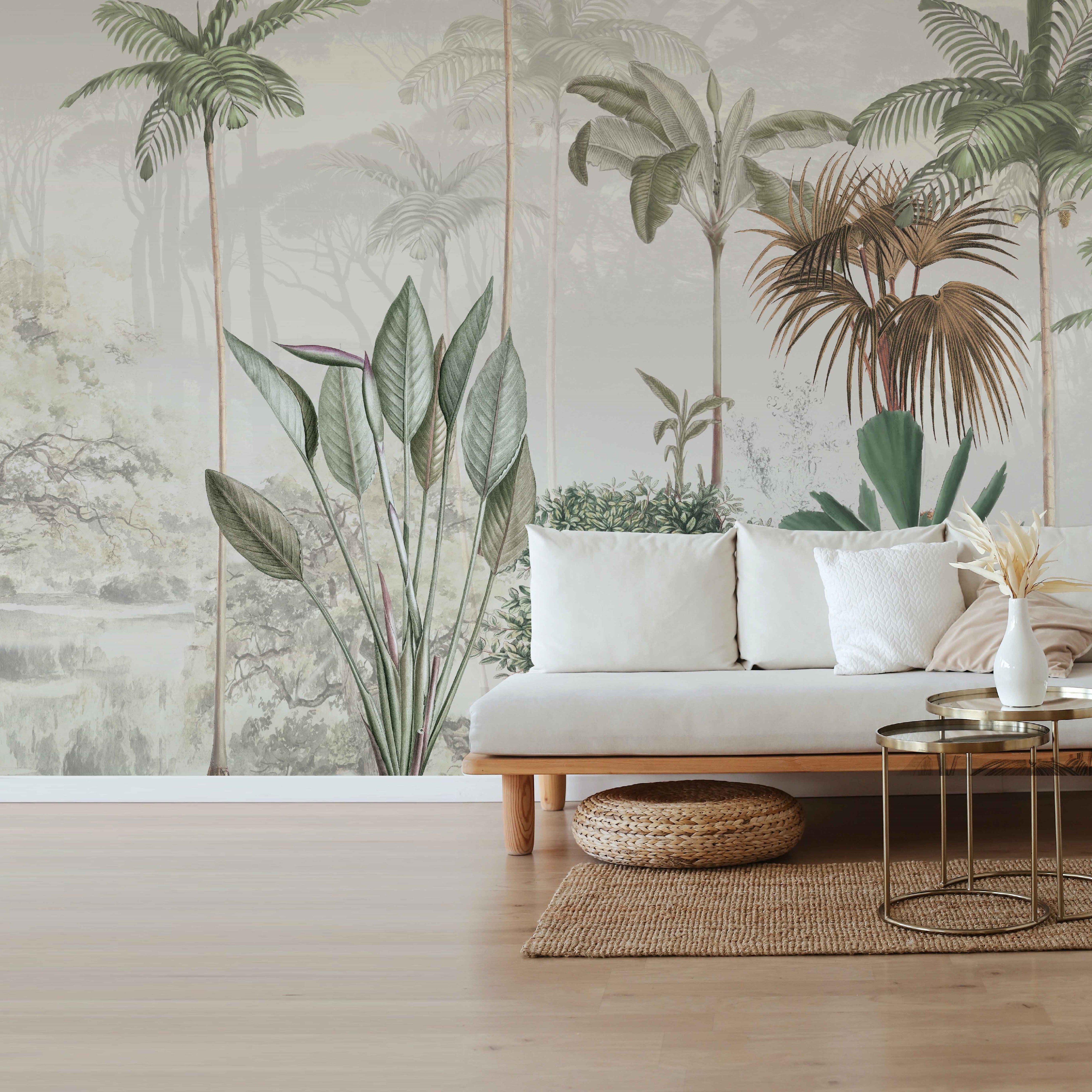 Jungle Wallpaper - Tropical Wilderness Nature Scenes for Home & Office Decor | Perfect for Living Room, Bedroom, and Nursery