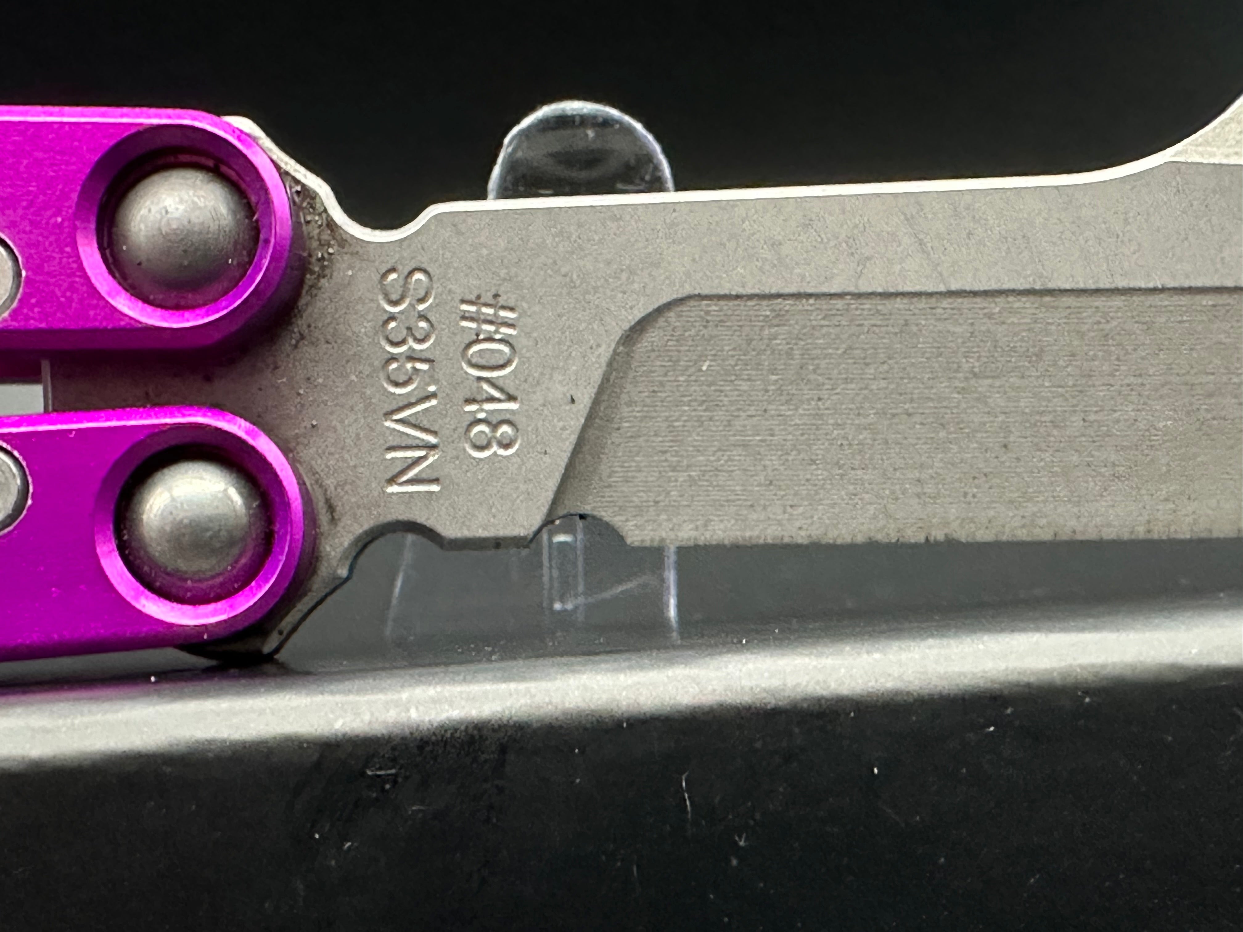 Premium Franken Forge Blades with Galvanized/Purple Milled 7071 Aluminum Channeled Handles - Durable Tactical Knives for Outdoor Camping, Hunting & Survival Gear