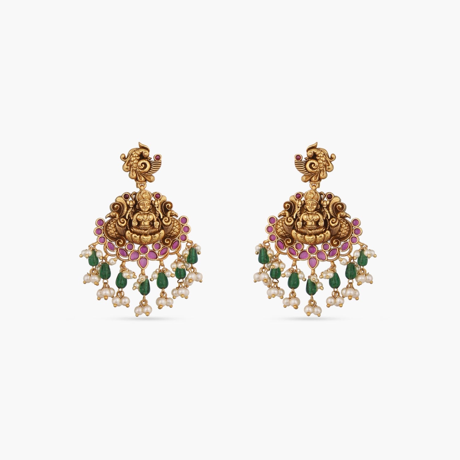 Anandi Antique Necklace Set - Vintage Jewelry for Women, Handcrafted Boho Necklace with Pendant, Perfect for Weddings, Parties & Special Occasions