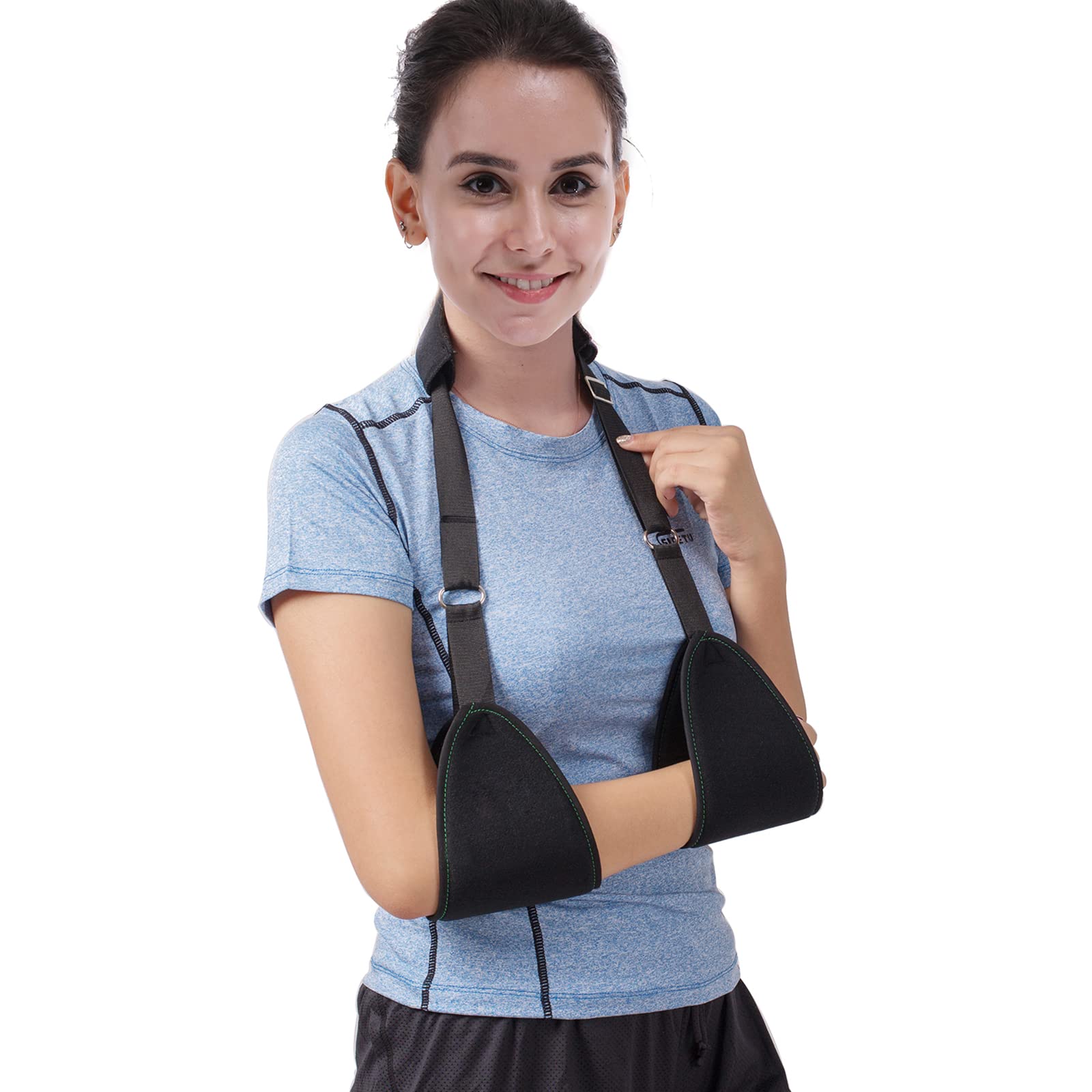 **Adjustable Triangle Arm Sling for Shoulder, Wrist & Elbow Support - Lightweight Medical Shoulder Immobilizer with Soft Padding for Broken, Fractured or Dislocated Arm - Ideal for Post-Surgery, Sports Injuries & Daily Comfort**