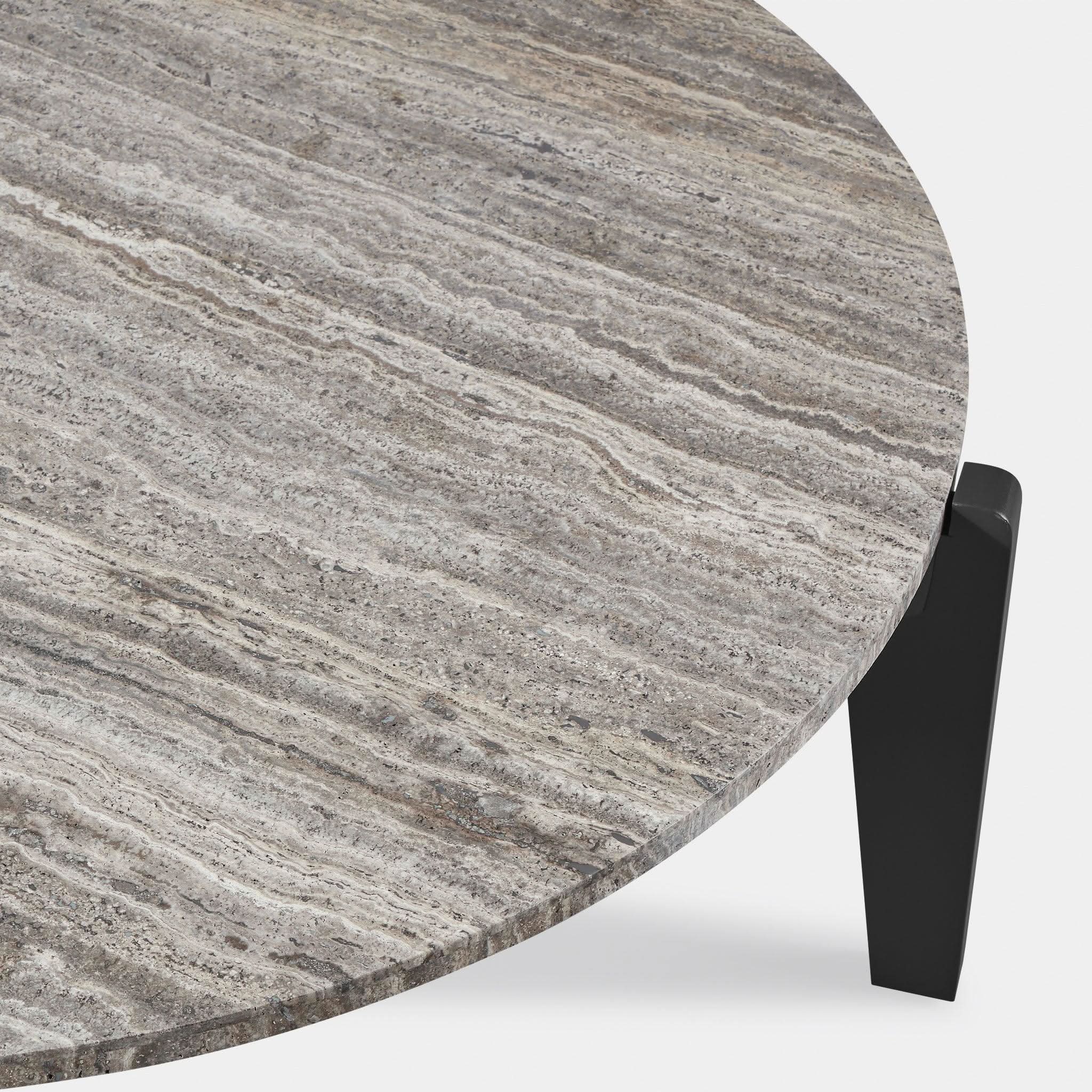 MLB Aluminum Round Coffee Table - Modern Living Room Centerpiece for Home Decor & Entertainment Spaces