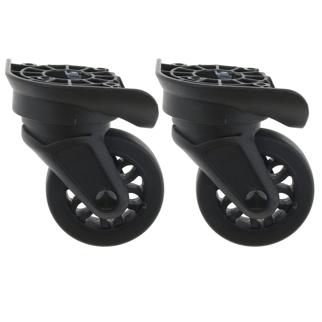 Universal Swivel Suitcase Wheels Replacement - Heavy Duty Luggage Casters for Travel, Suitcase Repair Parts - Perfect for Business Trips, Vacations & Airport Use