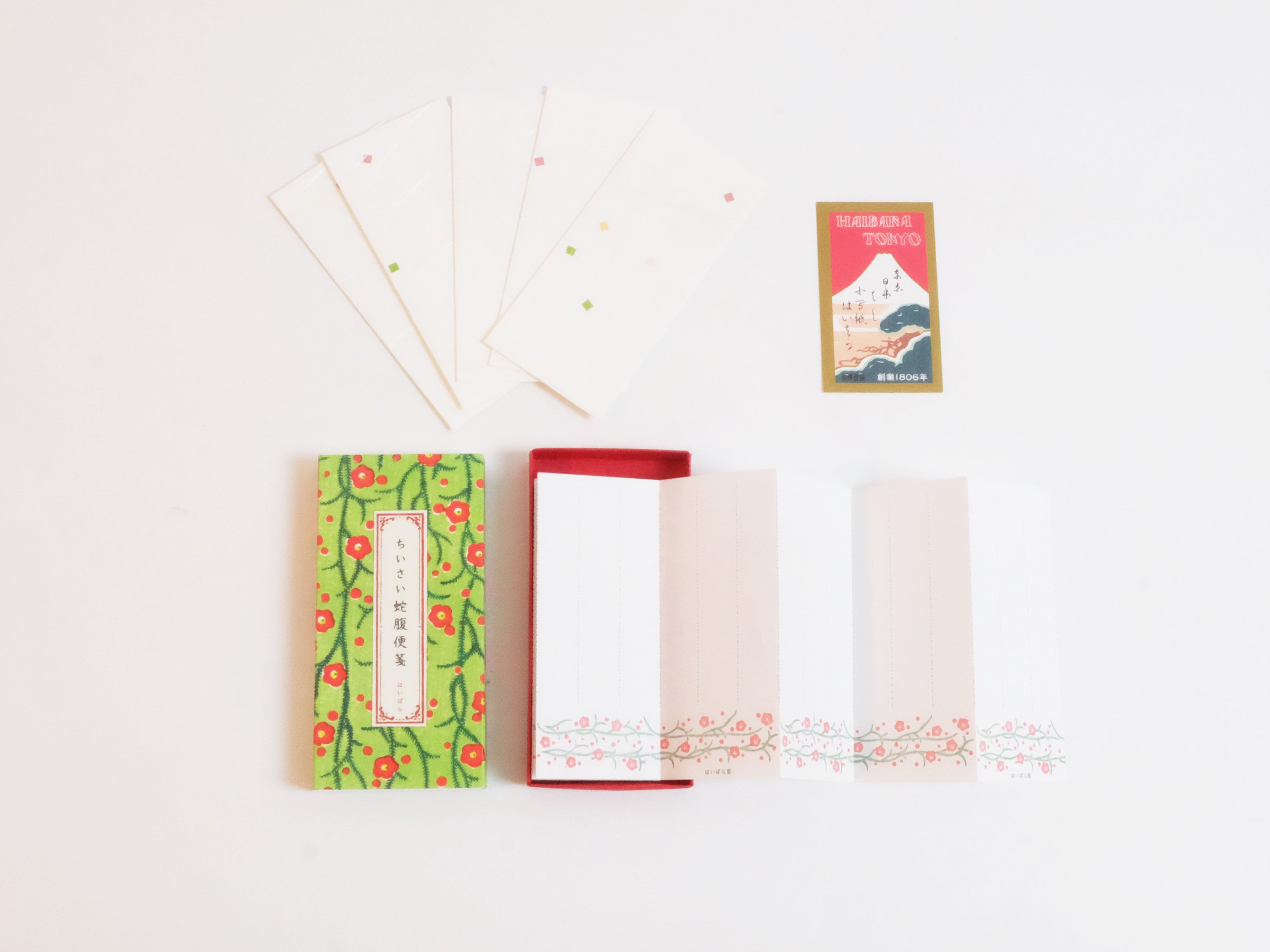 Haibara Japanese Washi Letter Sets - Traditional Handmade Stationery for Writing, Scrapbooking & Gift Giving