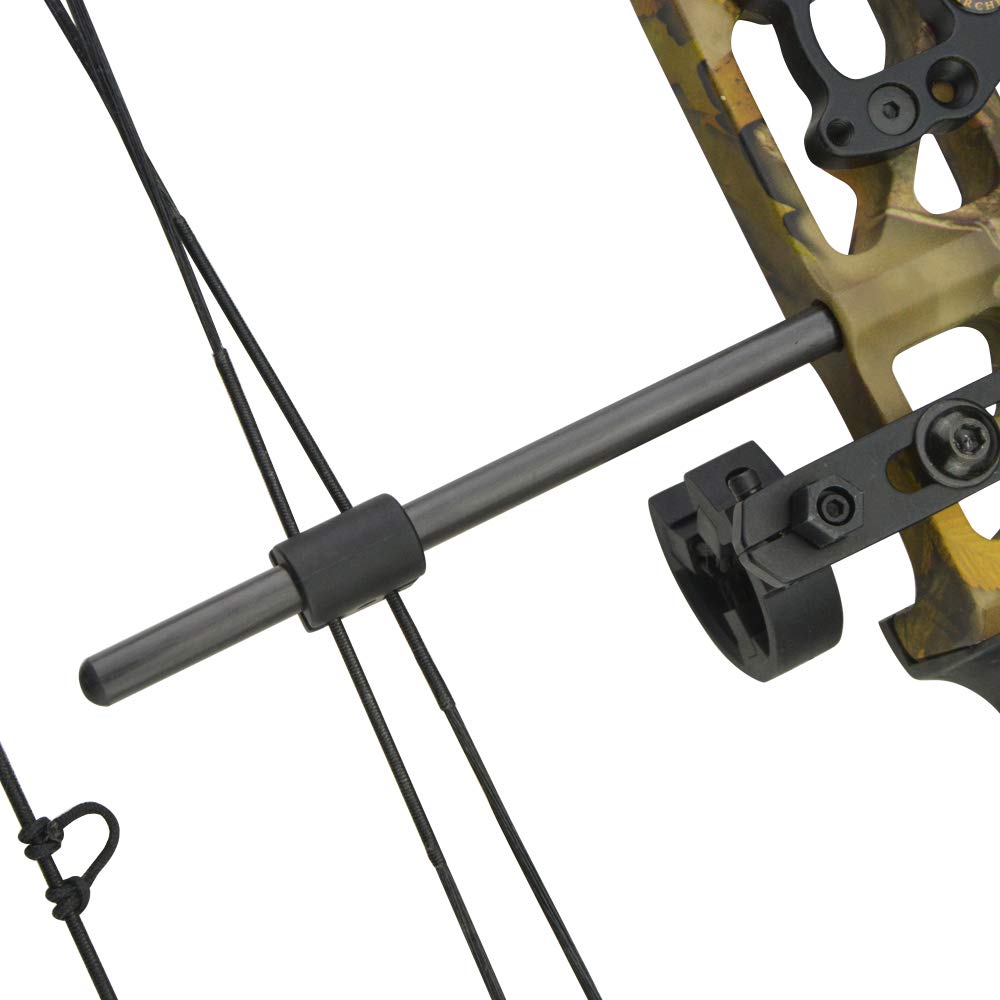 Sharrow Archery Compound Bow String Suppressor Rod Stabilizer - Bow String Silencer & Noise Reduction Accessories for Hunting, Target Practice & Outdoor Shooting