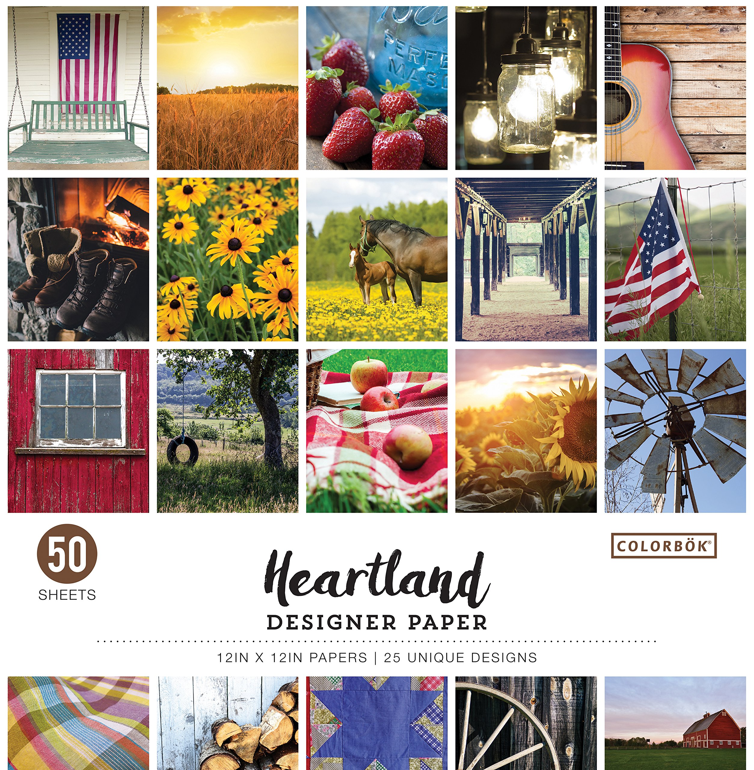 ColorBok Heartland Designer Paper Pad, 12