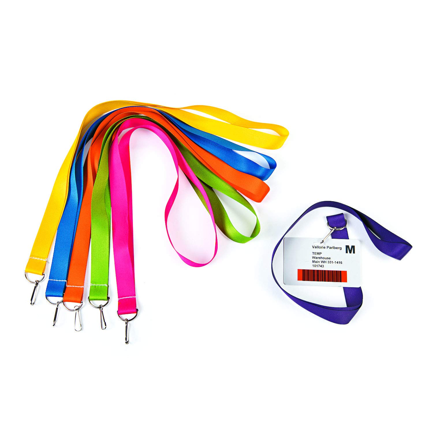 Colorful Neon Lanyards (12 Pack) - 35