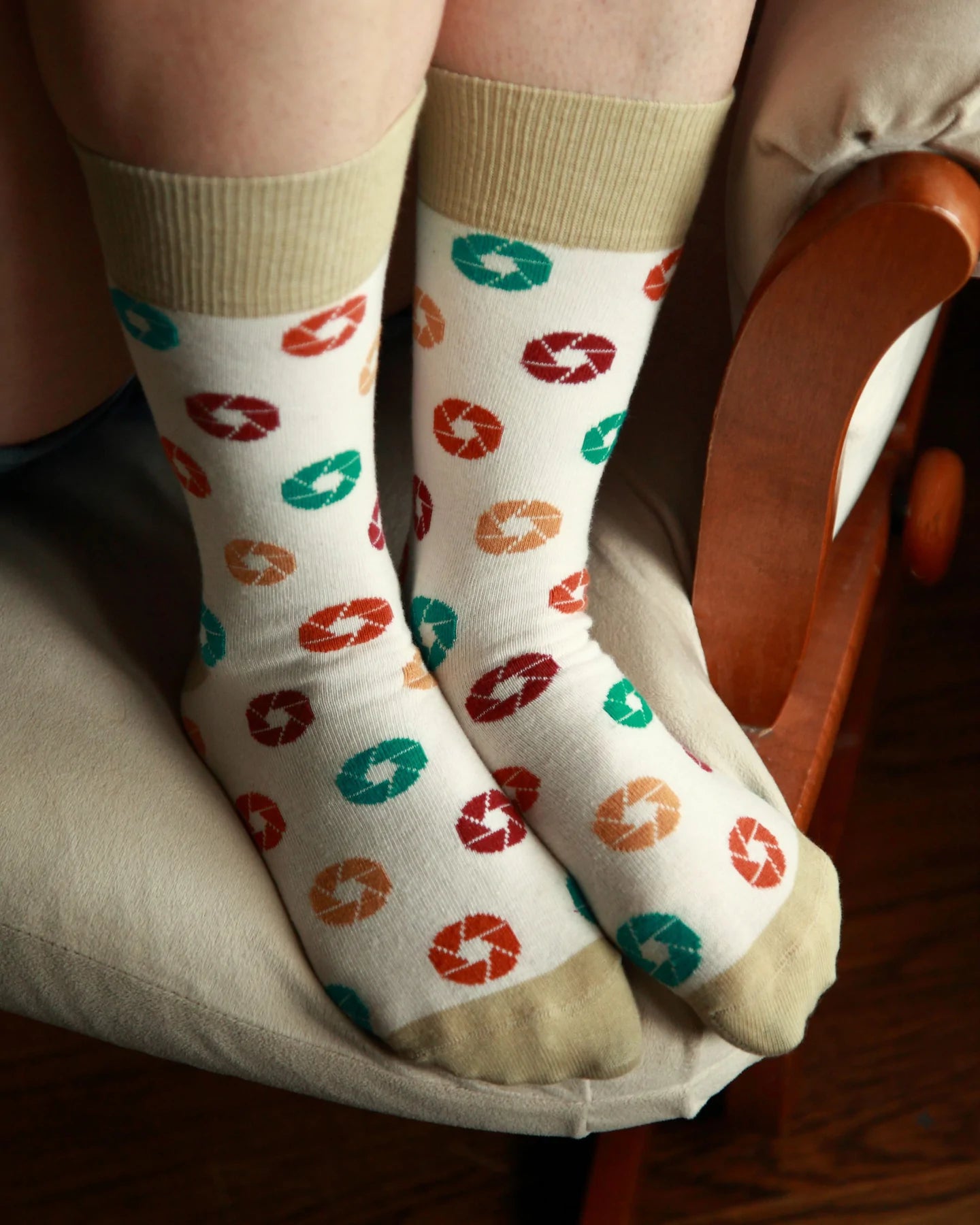 **Aperture Socks - Soft & Breathable Natural Cotton Socks for Men & Women - Perfect for Running, Hiking & Everyday Comfort**
