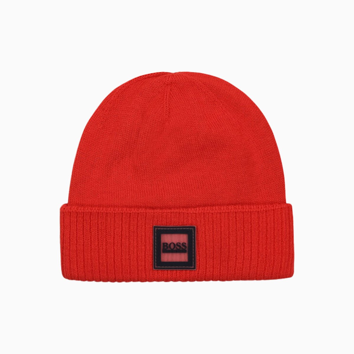 Kids Logo Badge Beanie Hat - Soft Knit Winter Cap with Embroidered Patch for Boys & Girls - Perfect for School, Outdoor Play & Cold Weather Activities
