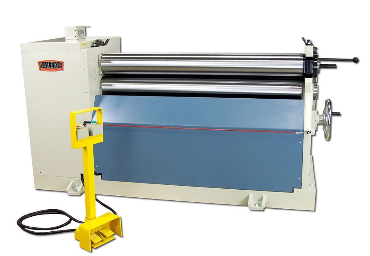 Baileigh Industrial BA9 1006531 PR 503 Plate Roll Machine - Heavy Duty Metal Bending for Workshops & Fabrication Shops | Perfect for HVAC, Automotive & Industrial Metalworking