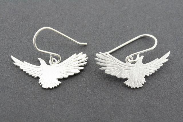 Sterling Silver Eagle Earrings for Women - Handmade Jewelry for Everyday Wear & Special Occasions