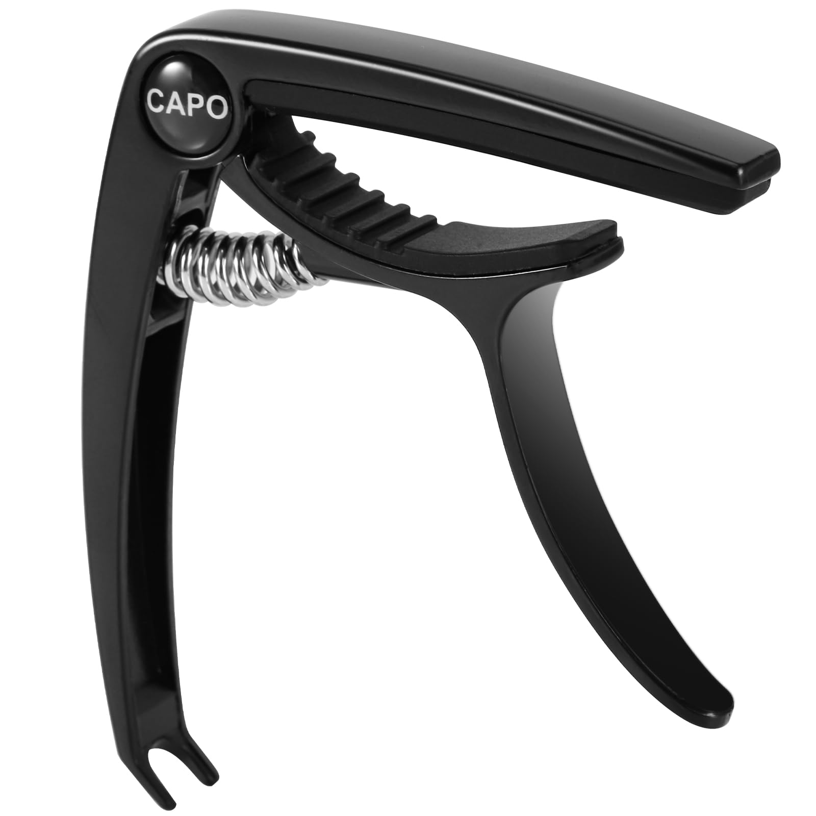 Premium Guitar Capo for Acoustic & Electric Guitars - 6 String Adjustable Clamp for Classical & Steel Strings - Black - Perfect for Live Performances, Studio Recording & Practice Sessions
