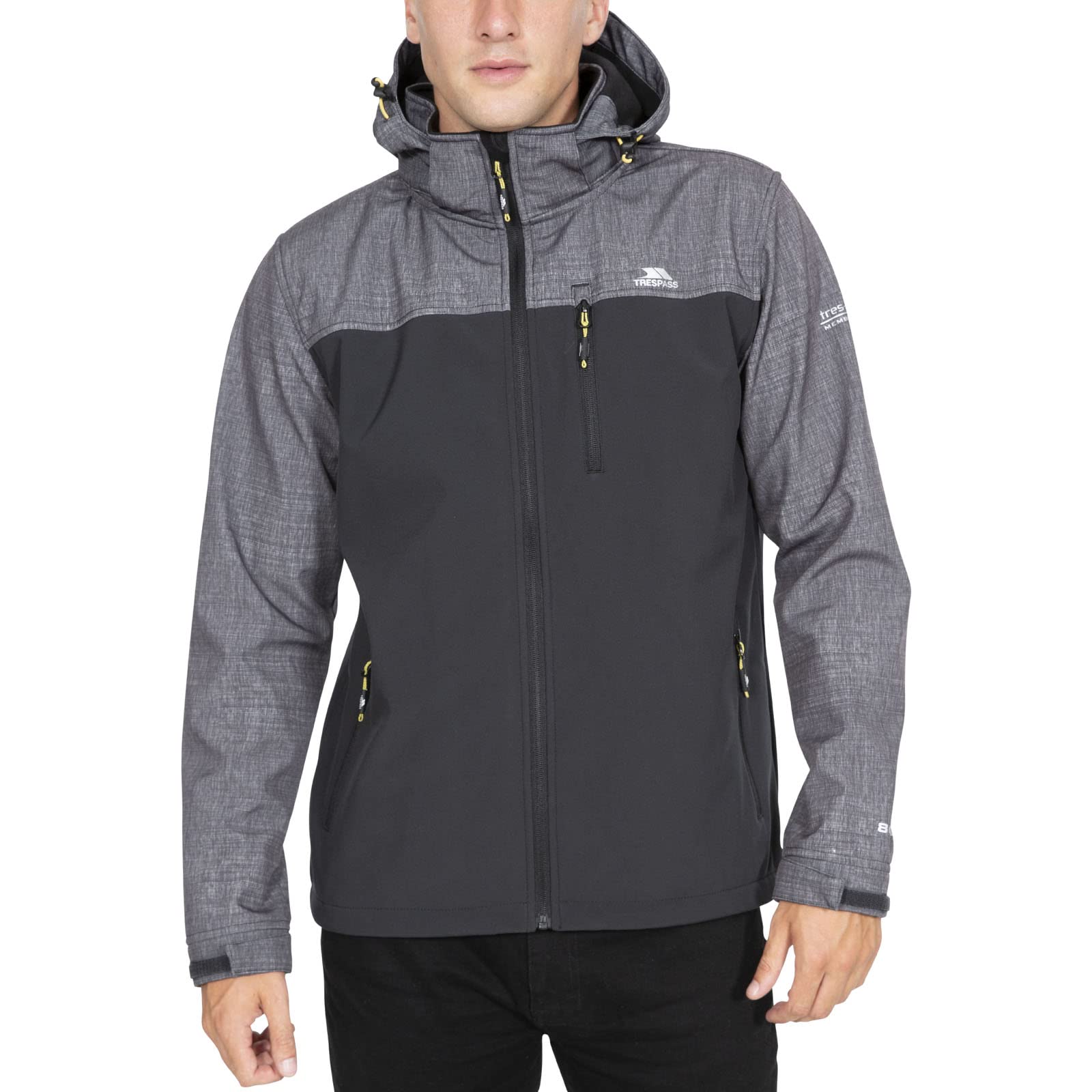 Men's Abbott Softshell Jacket - Lightweight Waterproof Windbreaker for Outdoor Hiking, Camping & Travel - Cold Weather Wind Resistant Jacket with Fleece Lining