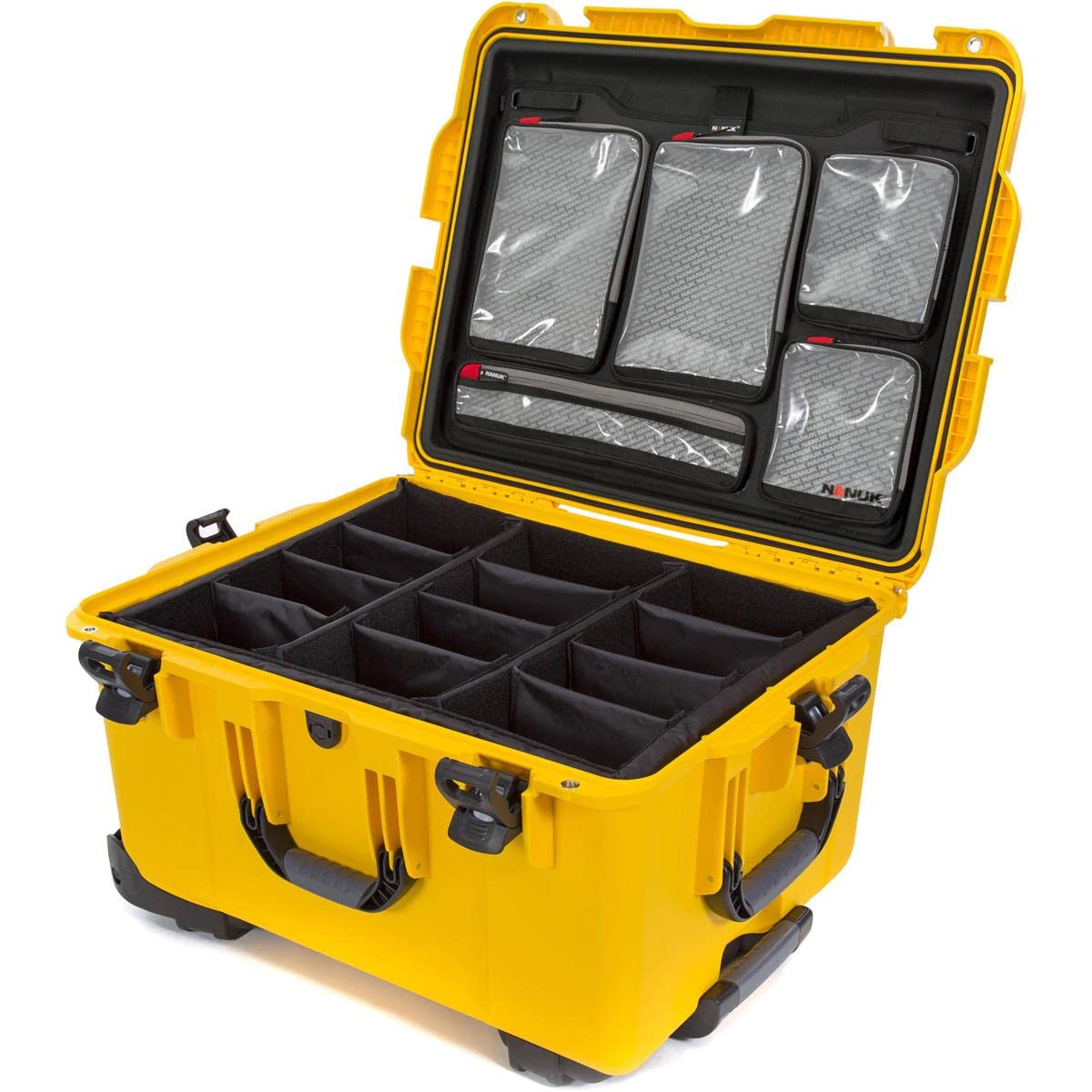 NANUK 960 Wheeled Lightweight NK-7 Resin Waterproof Rolling Protective Case - Yellow | Durable Travel Luggage for Business Trips & Outdoor Adventures